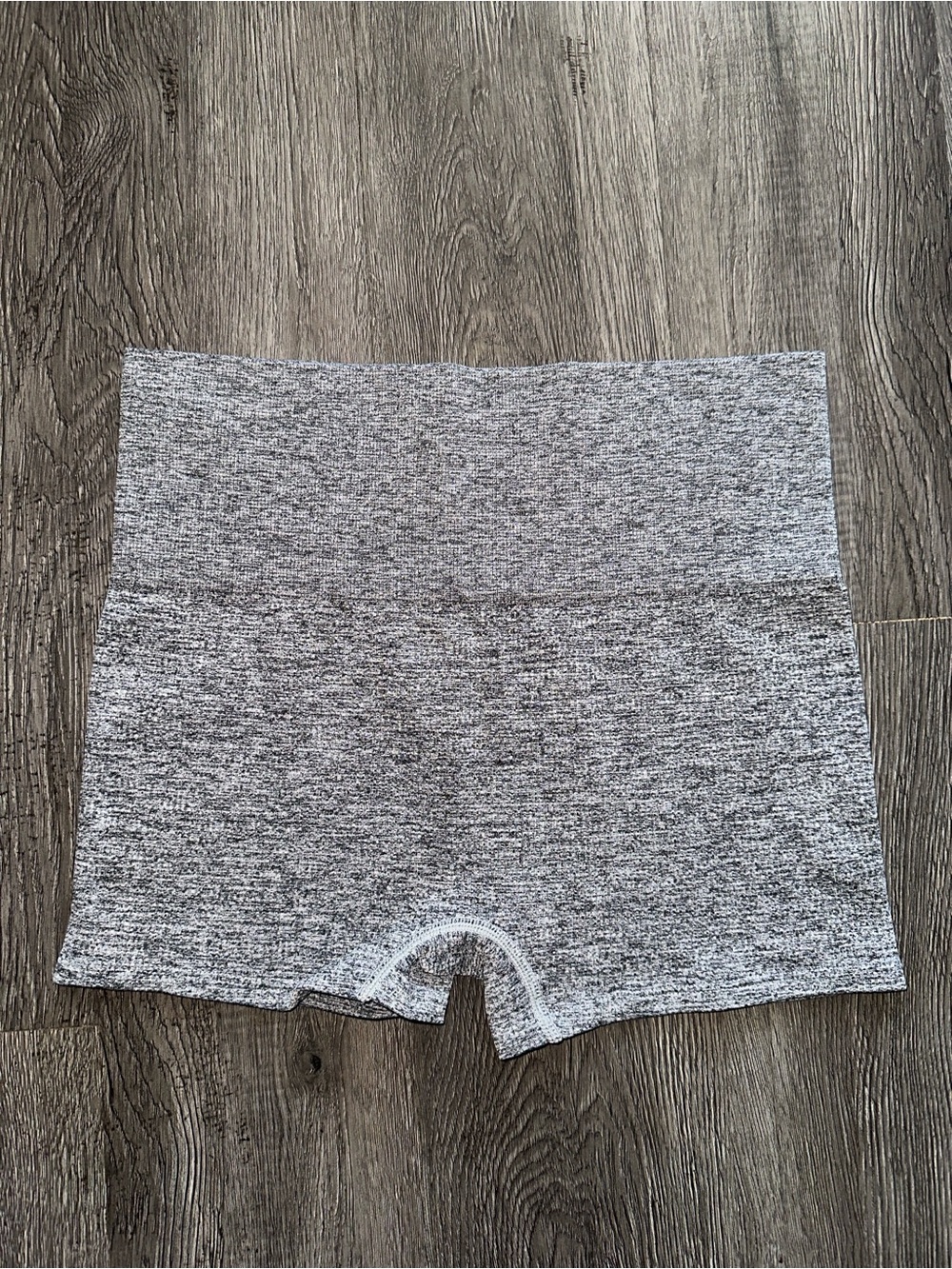 Heather Grey Seamless Bike Shorts